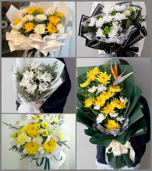广东汕尾市城区新港街道白事花束代送
